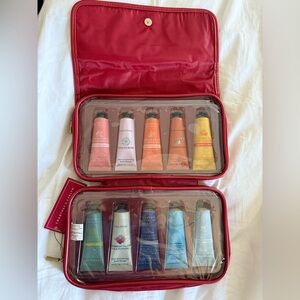 Crabtree & Evelyn Travel pouch with 10 lotions